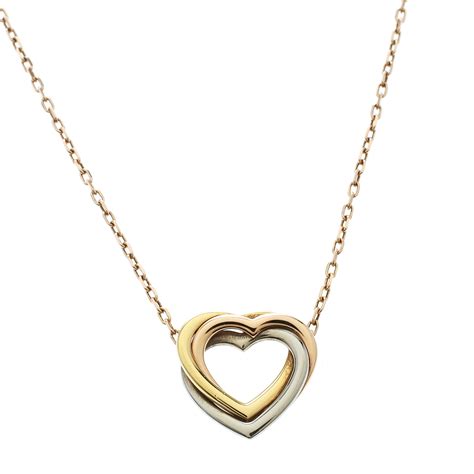 cartier heart necklace